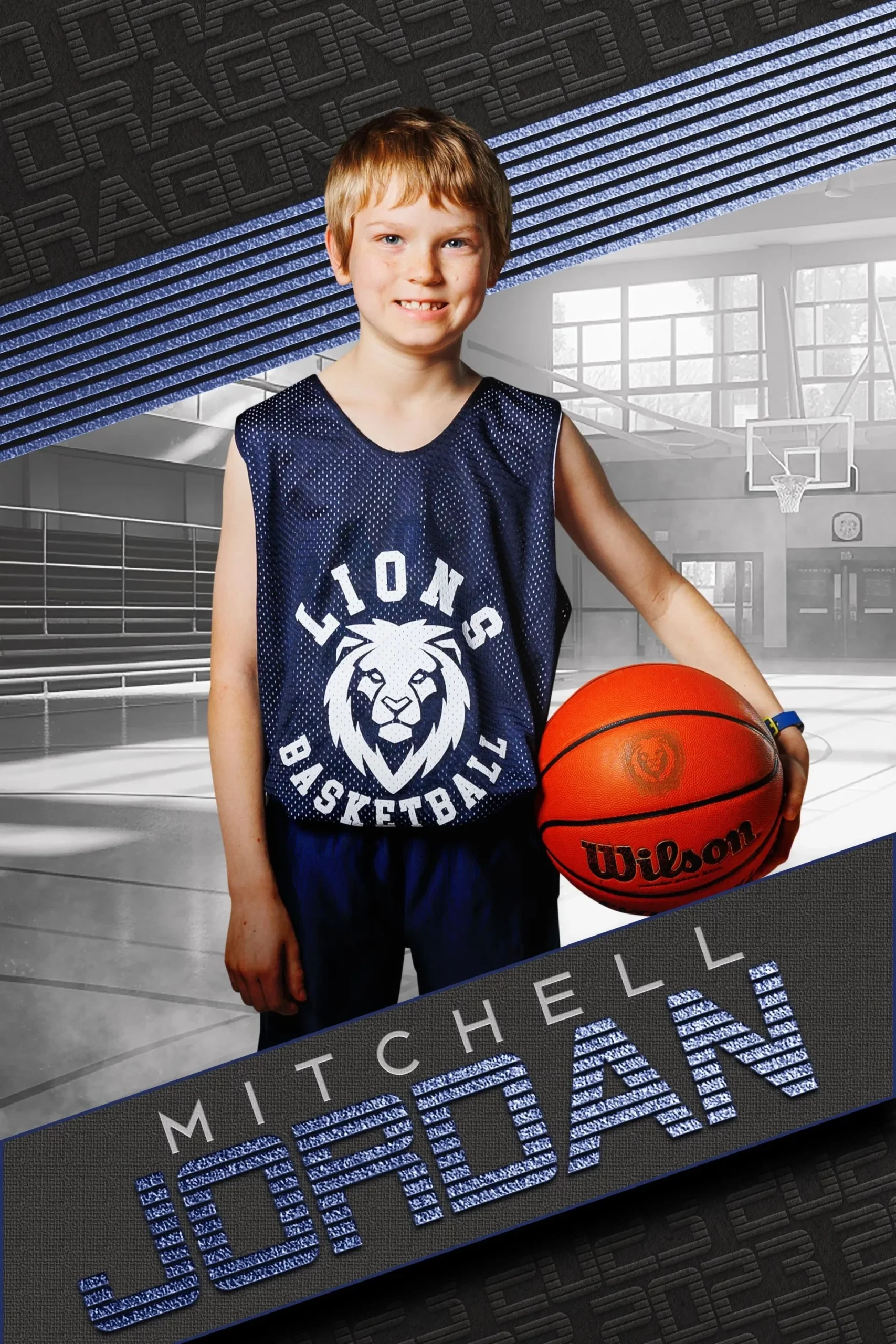 Embossed Basketball